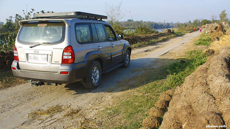 Vehicle ban Vadhana Village