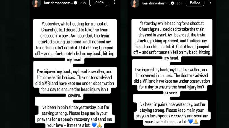 Karisma Sharma INSTA STORY