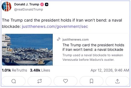 Trump card post