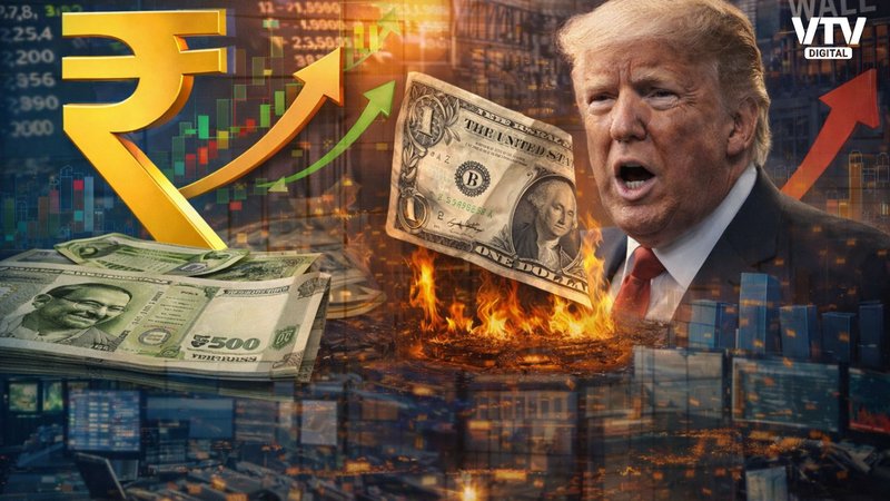 trump doller ruppee