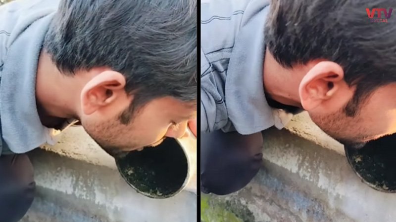 pipe singer Video: બાથરૂમ સિંગર તો બહુ જોયા, હવે પાઇપ સિંગર પણ જોઇ લો ...