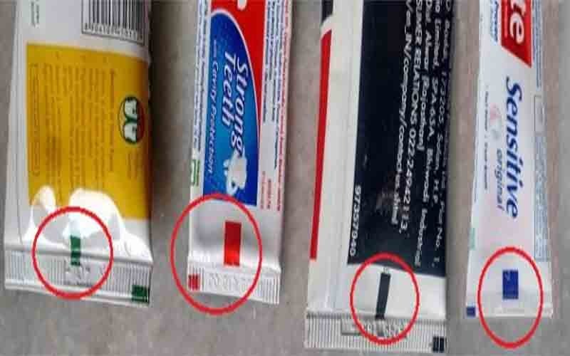 What Do the Color Marks on Toothpaste Tubes Mean?