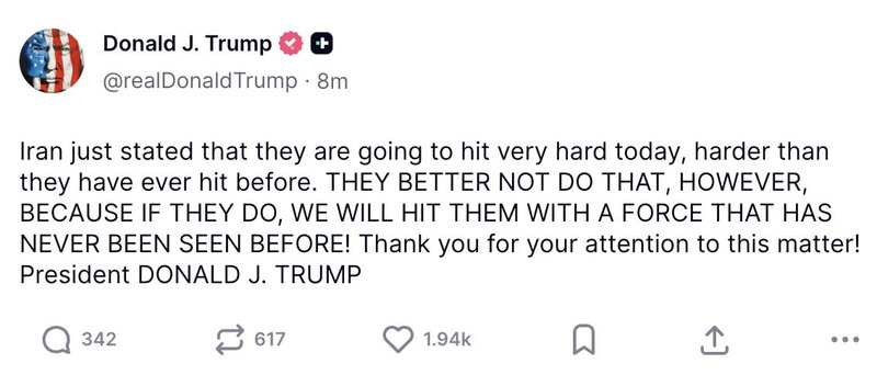 trump X post